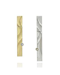 K.Mita - Metallic "echo" Asymmetrical Earrings - Lyst