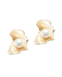 Betty Balaba - Multicolor White Pearl Of Africa Stud Earrings - Lyst