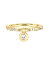 Julie Lamb - Metallic Move Around Ring, Yellow Gold - Lyst