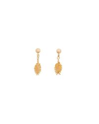 Amazona Secrets - Multicolor 18kt Gold Bur Earrings - Lyst