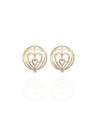 Jane North - Multicolor 18kt Yellow Gold Everlasting Love Spike Earrings - Lyst