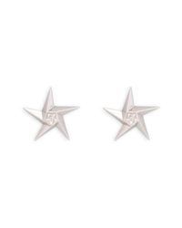 Daou Jewellery - White Star Diamond Earrings - Lyst