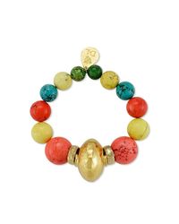 Devon Leigh - Multicolor Stretch Bracelet - Lyst