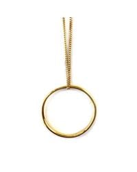 FRAN REGAN JEWELLERY - Metallic Pendant Vermeil Single Loop On Gold Chain - Lyst