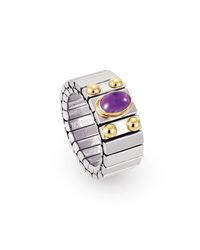 Nomination - Metallic Xte Ring With Amethyst - Lyst