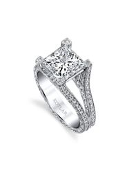 Harry Kotlar - Metallic Princess Cut Unity Ring - Lyst