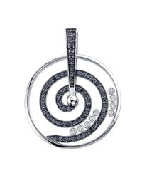 WYS - Metallic Never Ending Swirl Pendant In Black Diamond - Lyst