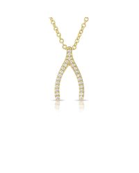 Anne Sisteron - Multicolor Wishbone Necklace - Lyst