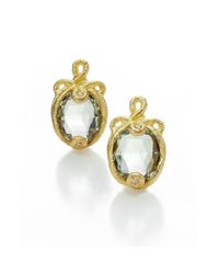 Brigitte Adolph Jewellery Design - Metallic Baby Undine Yellow Gold Earrings - Lyst
