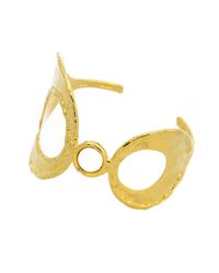Devon Leigh - Multicolor Asymmetrical Textured Cuff - Lyst