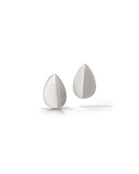 Ruthie Murray - Metallic Leaf Earrings Silver - Lyst