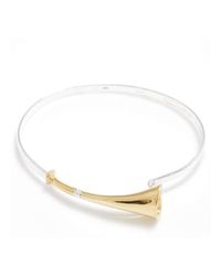 Hiho Silver - Metallic Sterling Silver And 18kt Gold Plated Hunting Horn - Lyst