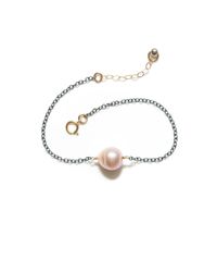 Amundsen Jewellery - Metallic Pink Pearl Bracelet - Lyst
