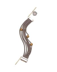 Franco Piane Designed By Franco Pianegonda - Metallic Waves Bracelet - Lyst
