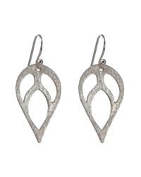 Sima Vaziry - Metallic Bloom Silver Earrings - Lyst