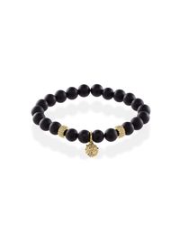MARCOS DE ANDRADE - Multicolor Spike Onyx Bracelet With 18kt Gold - Lyst