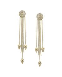 Borgioni - Metallic Spike Dangle Earrings - Lyst