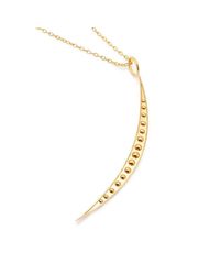 Katie Scott Jewelry - Metallic Mustard Seed Pod Necklace - Lyst