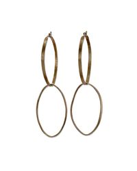 Sarah Macfadden Jewellery - Metallic Sterling Silver Elizabeth Hoop Earrings - Lyst