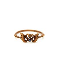 Matina Amanita - Metallic Swan Kiss Antique Ring - Lyst