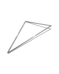 Noritamy - Multicolor Triangle Statement Earring Silver Tone Right Side - Lyst