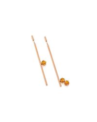 Myriamsos - Multicolor The Twin Orange Earrings - Lyst