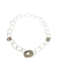 Stephanie Gorski Jewelry - Multicolor Large Stone Link Necklace - Lyst