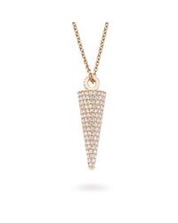 Georgina Boyce Fine Jewellery - Multicolor Rose Gold Apex Pendant - Lyst