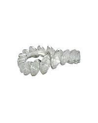 Baenteli - Metallic White Gold & Diamond River Ring | - Lyst