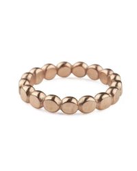 Vicky Davies - Metallic Bubble Ring Rose Gold Chunky - Lyst