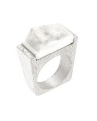 Pasionae - White Snow Ring - Lyst