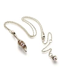 John S Roberts Artist-Jeweller - Metallic Eroded Pod Necklace With Freshwater Pearls - Lyst