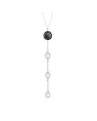 Augustine Jewels - Multicolor Spinel And Pearl Drop Necklace - Lyst