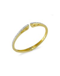 REALM - Metallic Sceptre Pave Cuff - Lyst