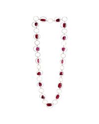 M's Gems by Mamta Valrani - Multicolor Harmony Geometric Necklace With Cubic Zirconia - Lyst