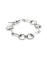 Hiho Silver - Metallic Classic Sterling Silver Snaffle Bracelet - Lyst