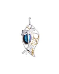 Gallardo and Blaine Designs - Bullrush Pendant In Blue Druzy - Lyst