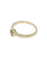 Custom Made By Irina - Metallic Pear Shape Salt And Pepper Ring - Lyst