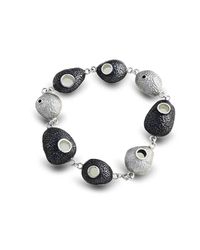 Agneta Bugyte - Multicolor Sterling Silver Black & White Bracelet - Lyst