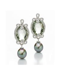 Brigitte Adolph Jewellery Design - Multicolor Undine White Gold Earrings With Tahitian Pearls - Lyst