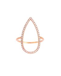 Alexis Danielle Jewelry - Metallic Large Teardrop Ring - Lyst
