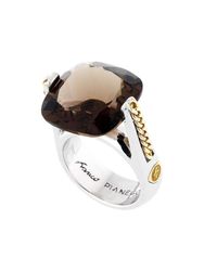 Franco Piane Designed By Franco Pianegonda - Metallic Golden Drops Ring - Lyst