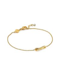 Nomination - Metallic Mycherie Bracelet With Bow And Stones Gold - Lyst