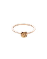 Farm Wife Style - Metallic The Doreen Druzy Ring Yellow Gold Plated - Lyst