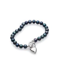 Kit Heath - Blue Desire Lustrous Peacock Pearl Toggle Bracelet - Lyst