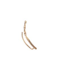 Noritamy - Metallic Drill Plated Sterling Silver Ear Climber Right - Lyst