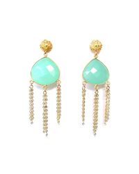 Radha - Blue Aqua Colored Dreams Earrings - Lyst