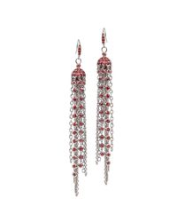Mara Hotung - Multicolor Jellyfish Earrings With Orange Sapphires 18kt White Gold - Lyst
