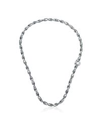 Suciyan - Metallic Dragon Knot Pendant On Sterling Silver Chain for Men - Lyst