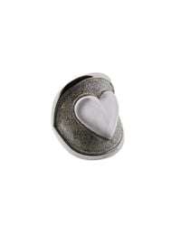 Luke Goldsmith - Metallic Silver Womens Identity Romantic Ring - Lyst